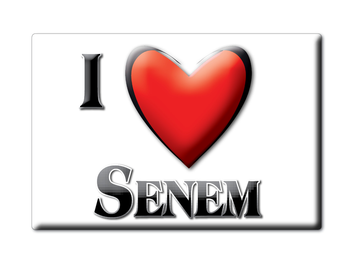 Imán de nevera Senem nombre apellido Love San Valentín cumpleaños regalo - Imagen 5 de 9