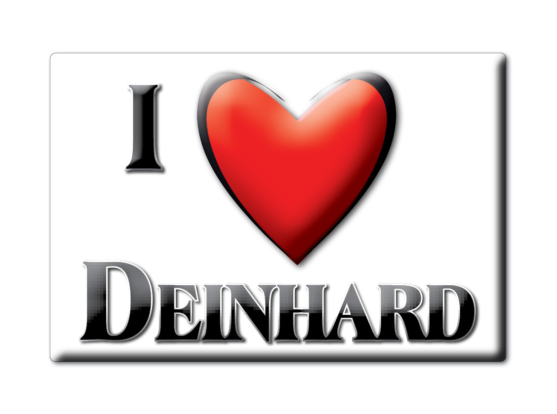 Imán de nevera Deinhard nombre apellido amor San Valentín cumpleaños regalo - Imagen 5 de 9