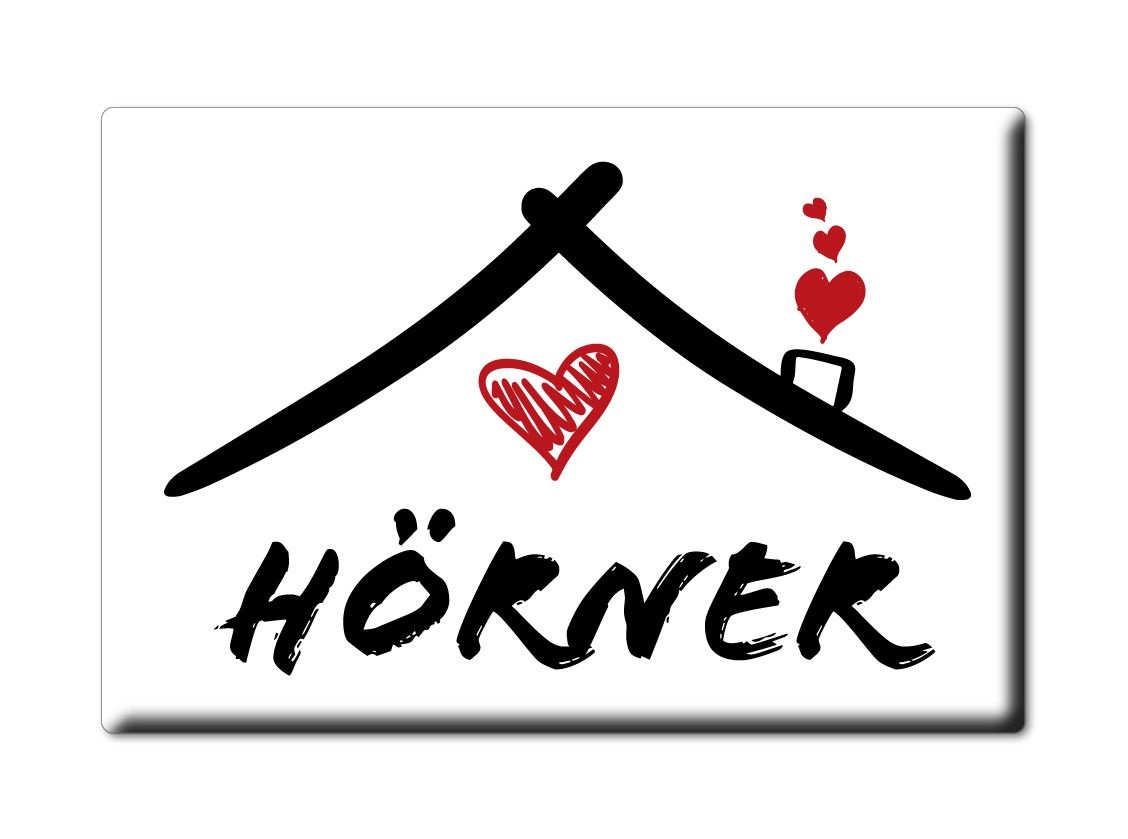 Hörner Kühlschrankmagnet Familie Name Nachname Love Valentinstag Geburtstag Gift - Picture 5 of 9