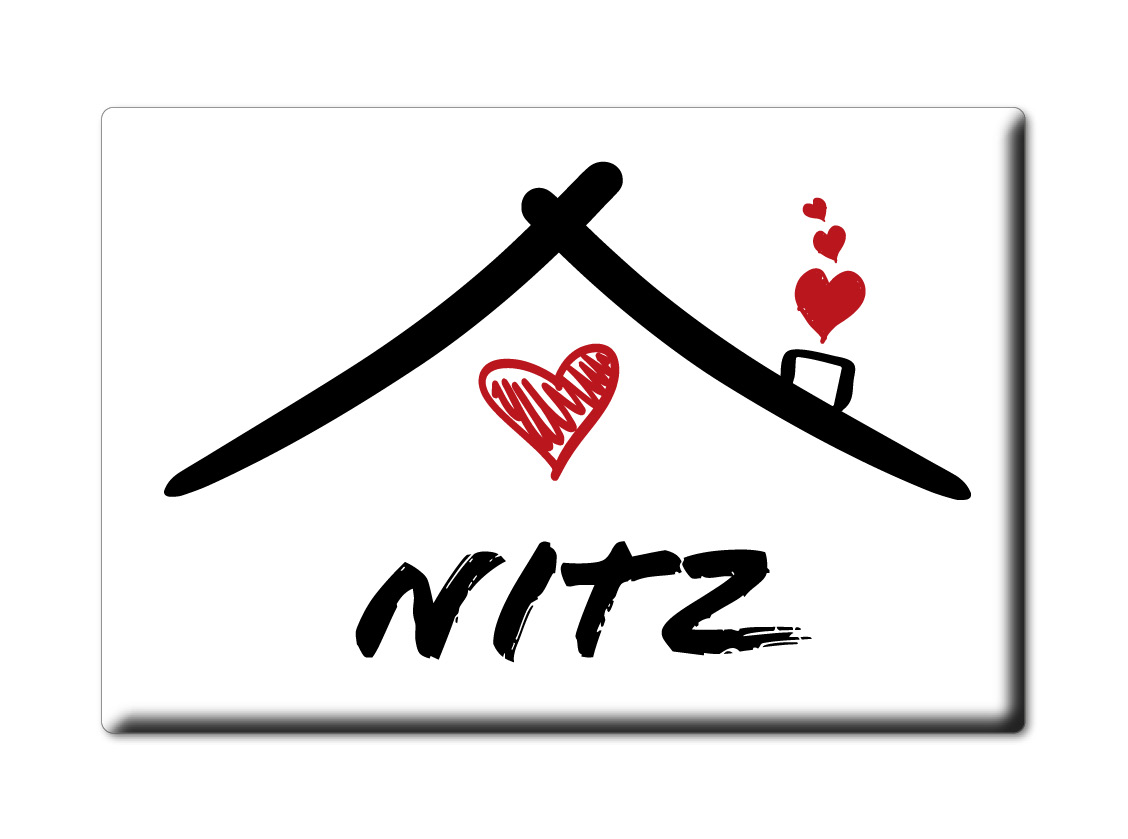 Imán de nevera Nitz apellido apellido Love San Valentín cumpleaños regalo - Imagen 5 de 9