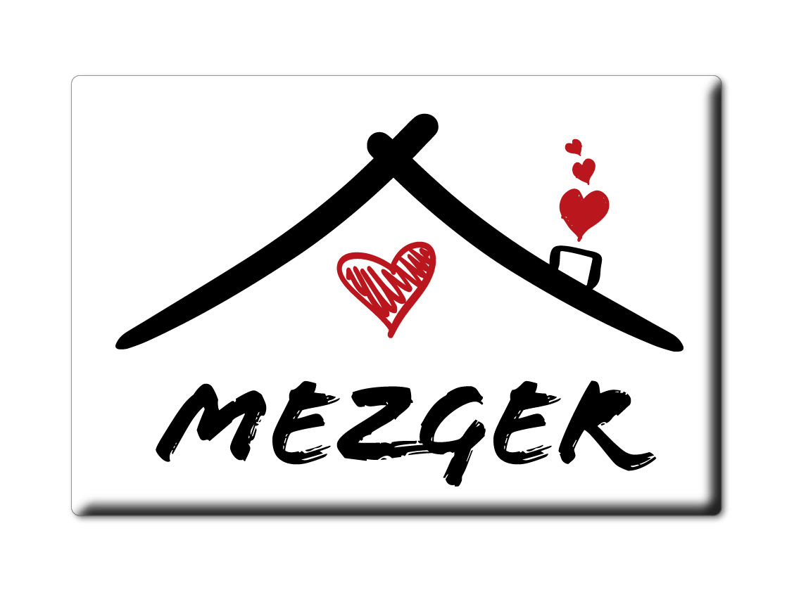 Imán de nevera Mezger apellido apellido Love San Valentín cumpleaños veneno - Imagen 5 de 9