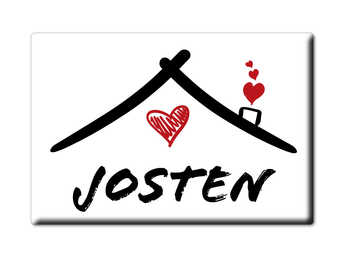 Josten imán de nevera apellido apellido Love San Valentín cumpleaños regalo - Imagen 5 de 9