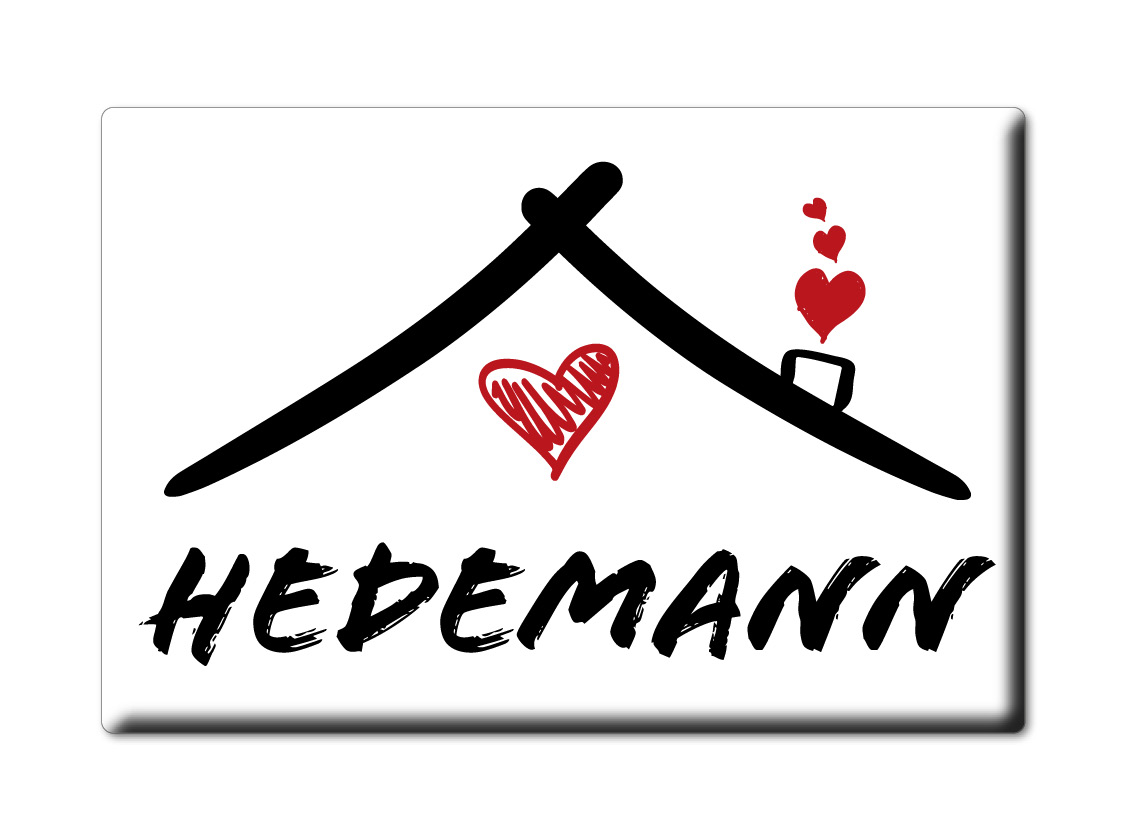 Imán de nevera Hedemann apellido amor cumpleaños grado veneno - Imagen 5 de 9