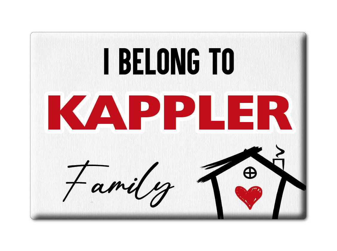 Imán de nevera Kappler apellido amor cumpleaños grado veneno - Imagen 6 de 9