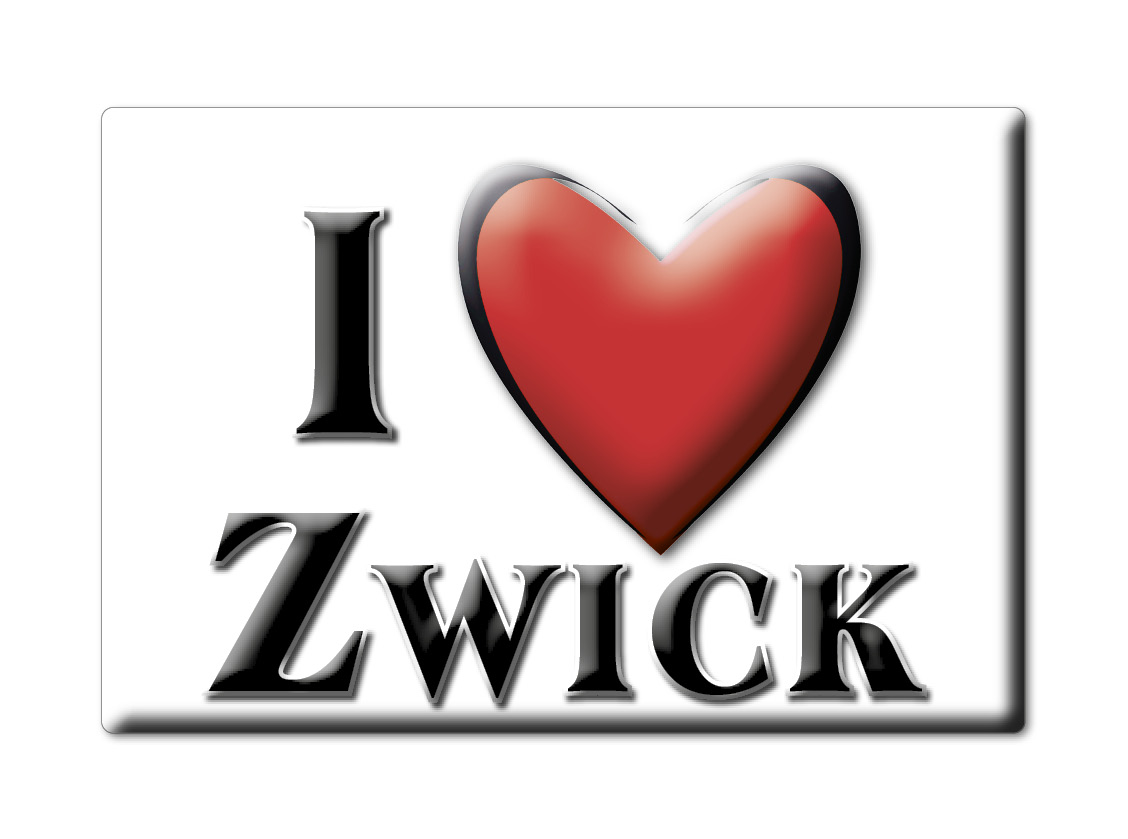Imán de nevera Zwick apellido apellido Love San Valentín cumpleaños regalo - Imagen 7 de 9