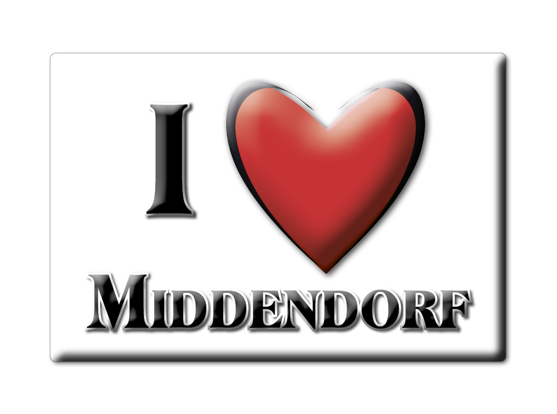 Imán de nevera Middendorf apellido apellido Love cumpleaños grado veneno - Imagen 7 de 9