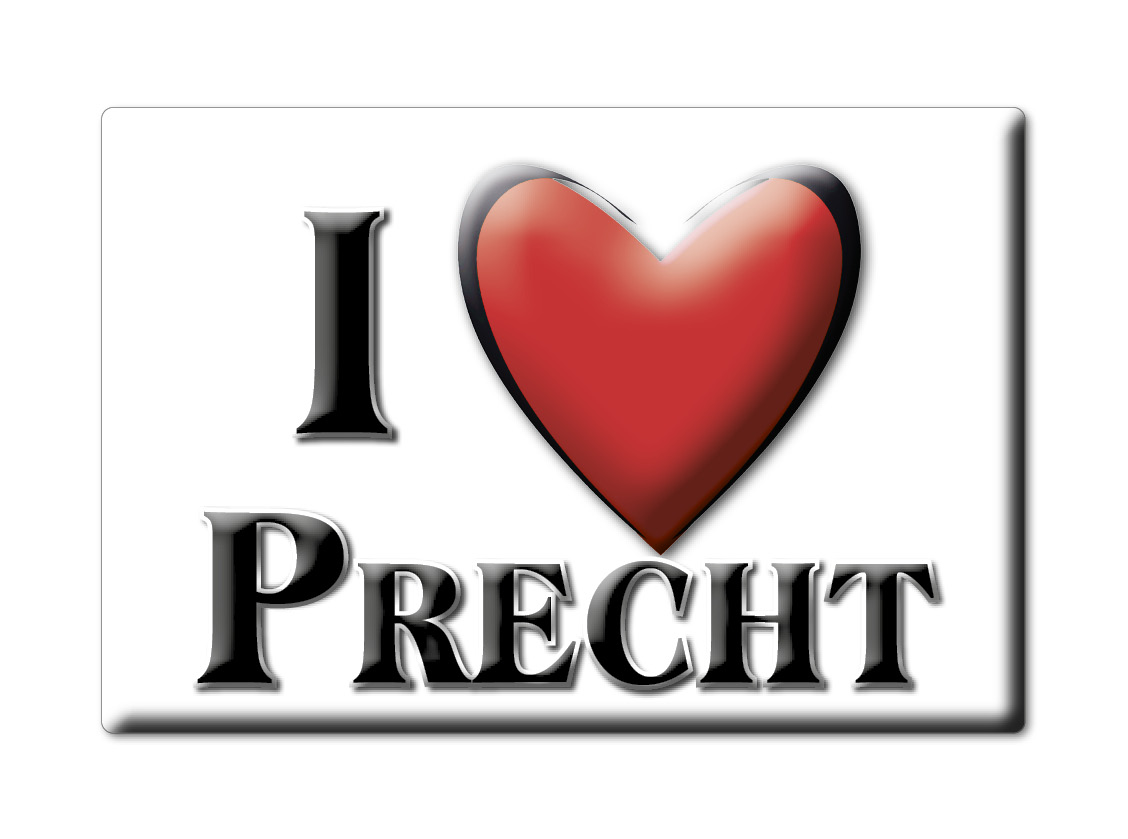 Precht imán de nevera apellido apellido Love San Valentín cumpleaños regalo - Imagen 7 de 9