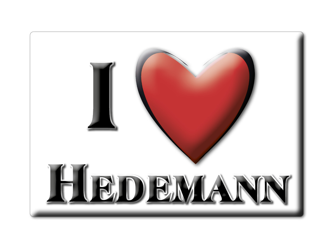 Imán de nevera Hedemann apellido amor cumpleaños grado veneno - Imagen 7 de 9