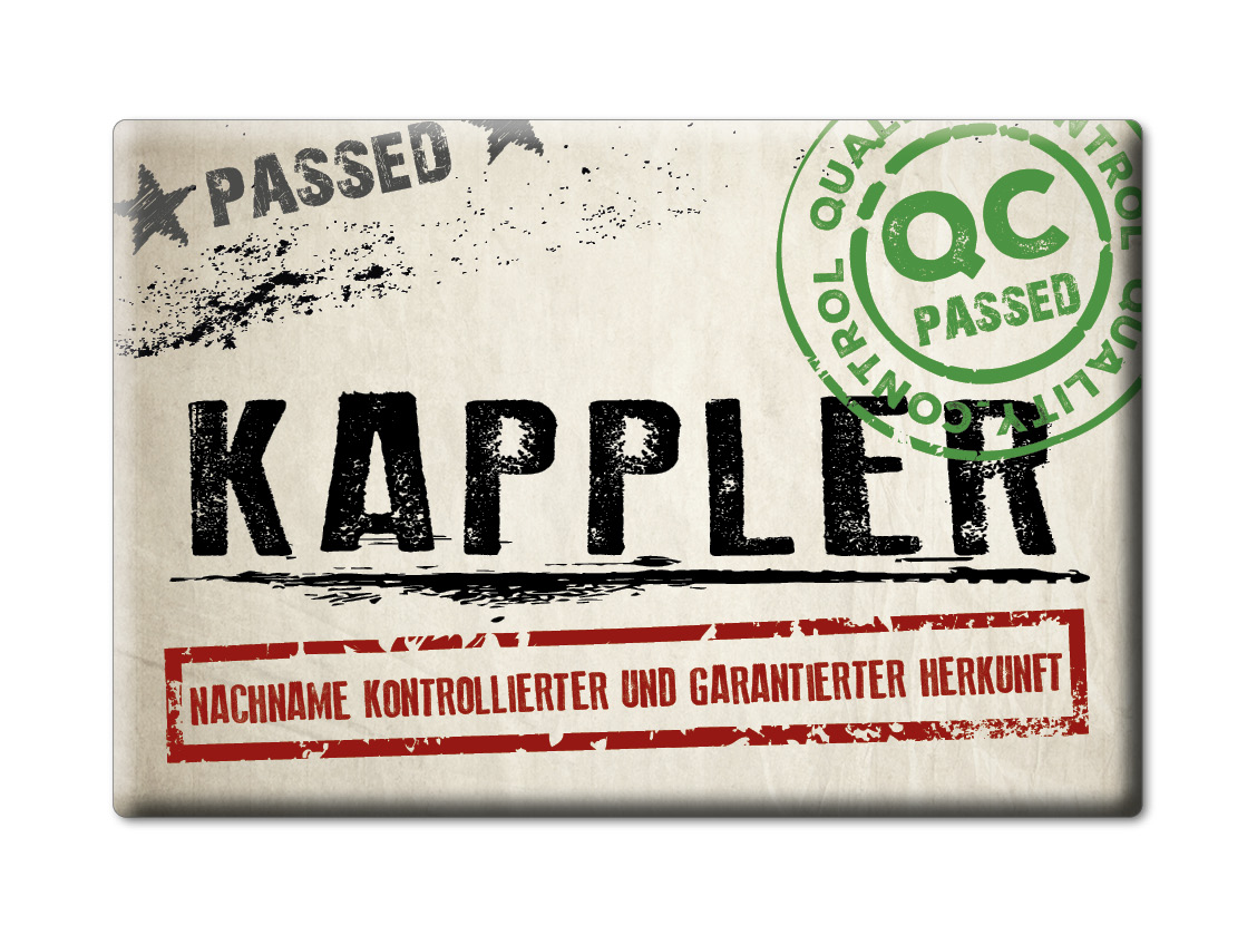 Imán de nevera Kappler apellido amor cumpleaños grado veneno - Imagen 9 de 9