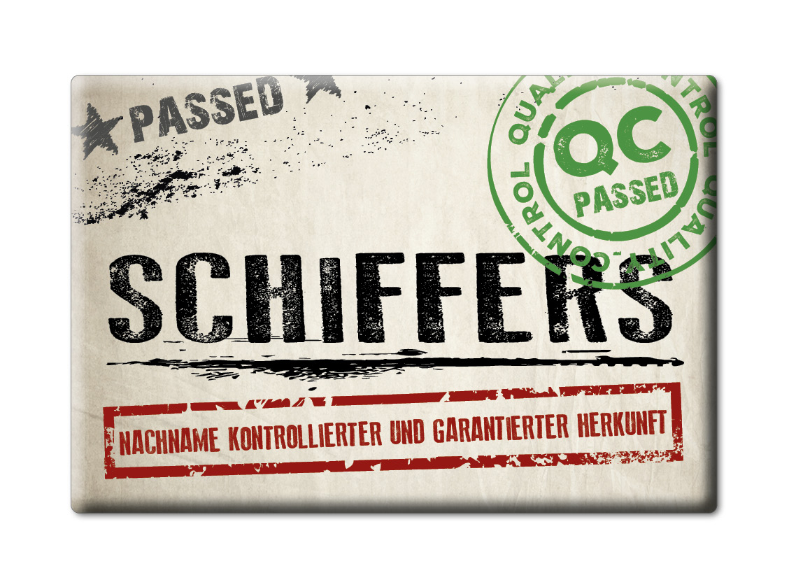 Schiffers Kühlschrankmagnet Familie Name Nachname Love Geburtstag Grad Gift - Picture 9 of 9