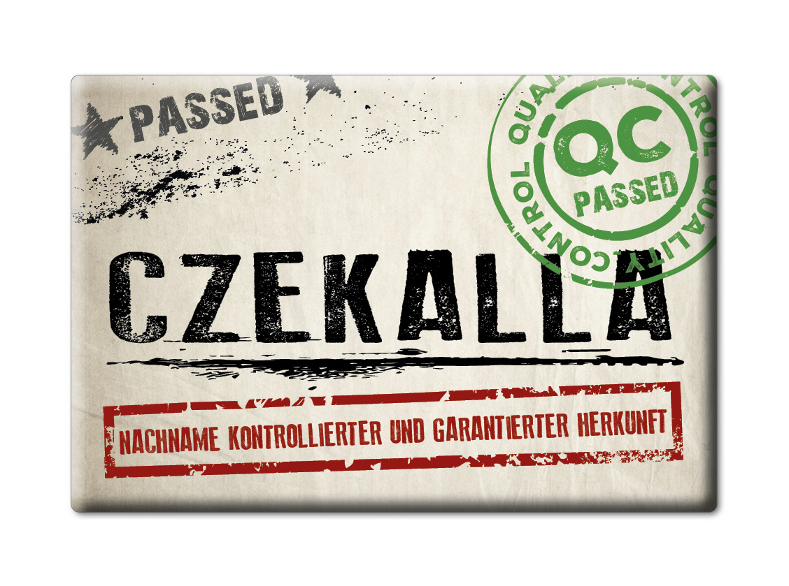 Czekalla Kühlschrankmagnet Familie Name Nachname Love Geburtstag Grad Gift - Picture 9 of 9