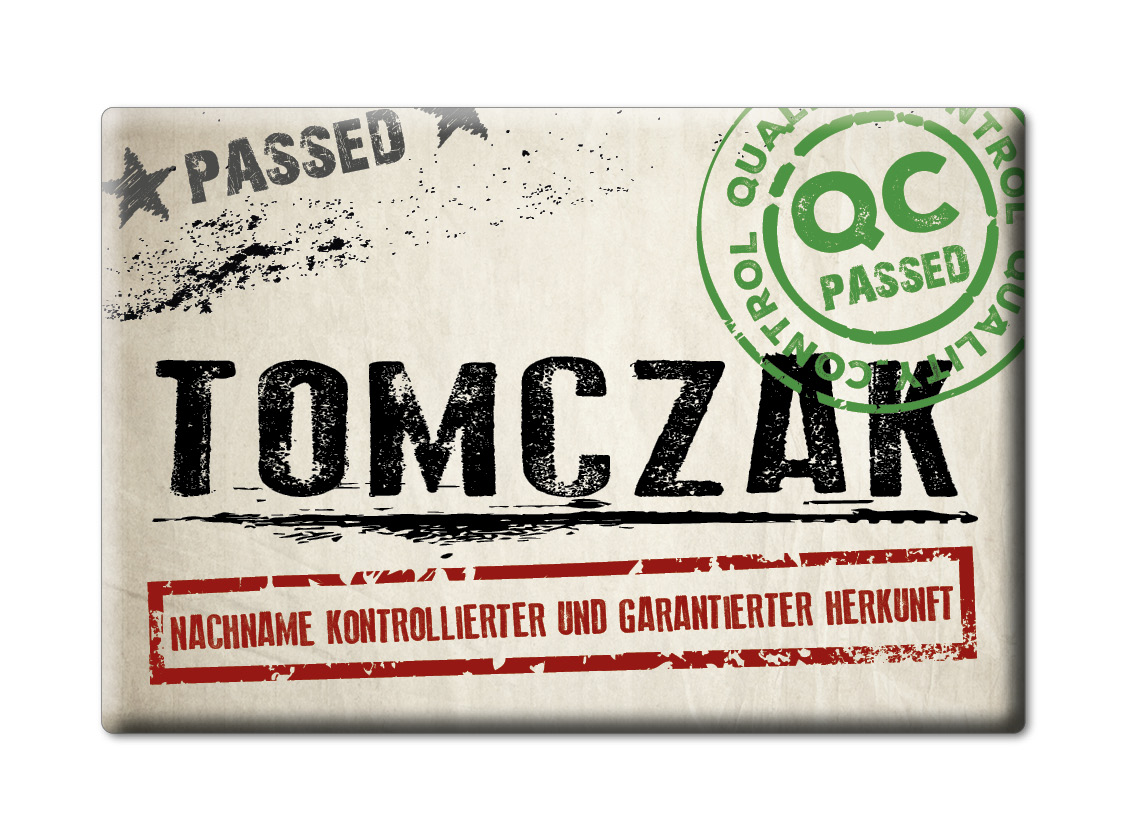 Tomczak Kühlschrankmagnet Familie Name Nachname Love Geburtstag Grad Gift - Picture 9 of 9