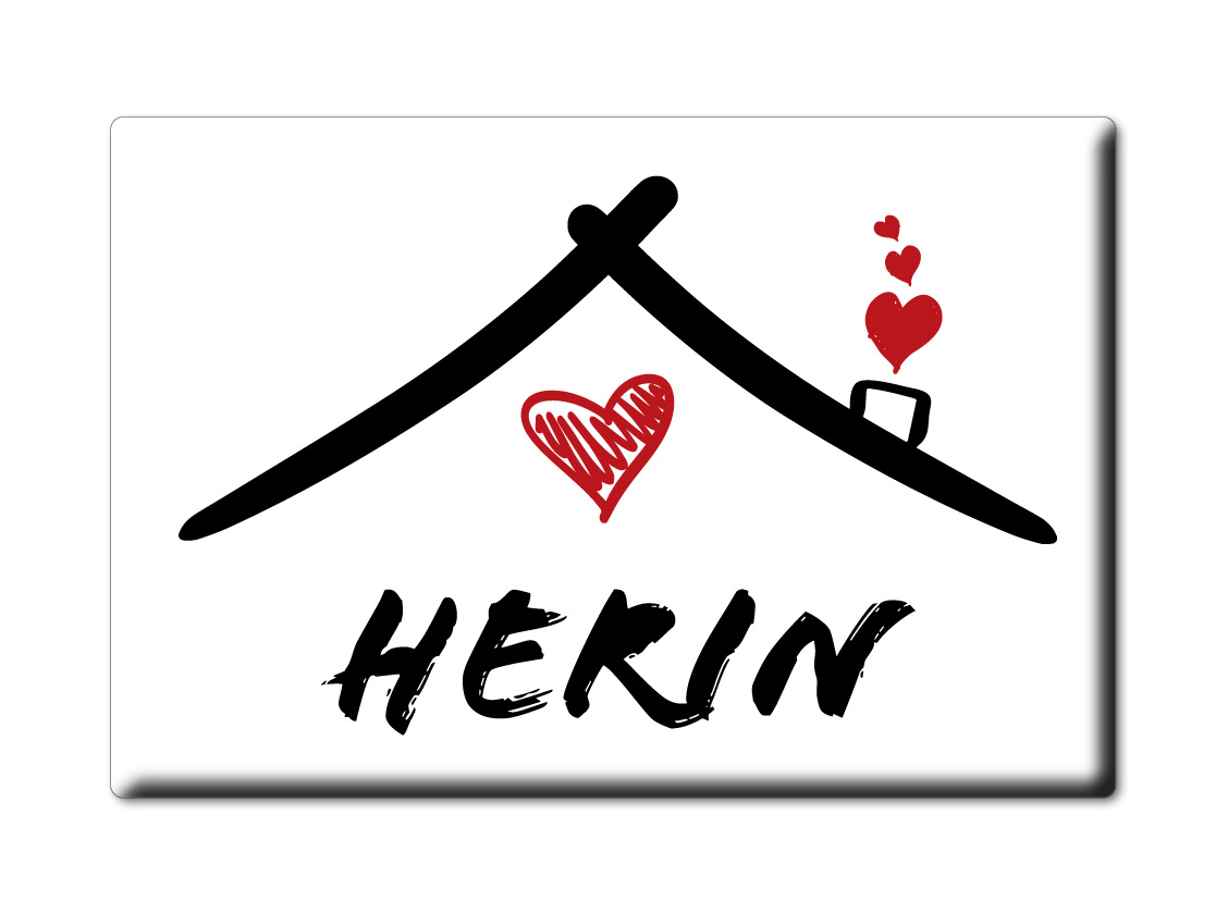 Herin France Nom De Famille Prénom Cadeau Aimant Anniversaire Love - Picture 5 of 9