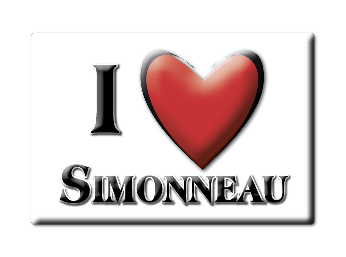 Simonneau France Nom De Famille Prénom Cadeau Aimant Anniversaire Love - Picture 7 of 9